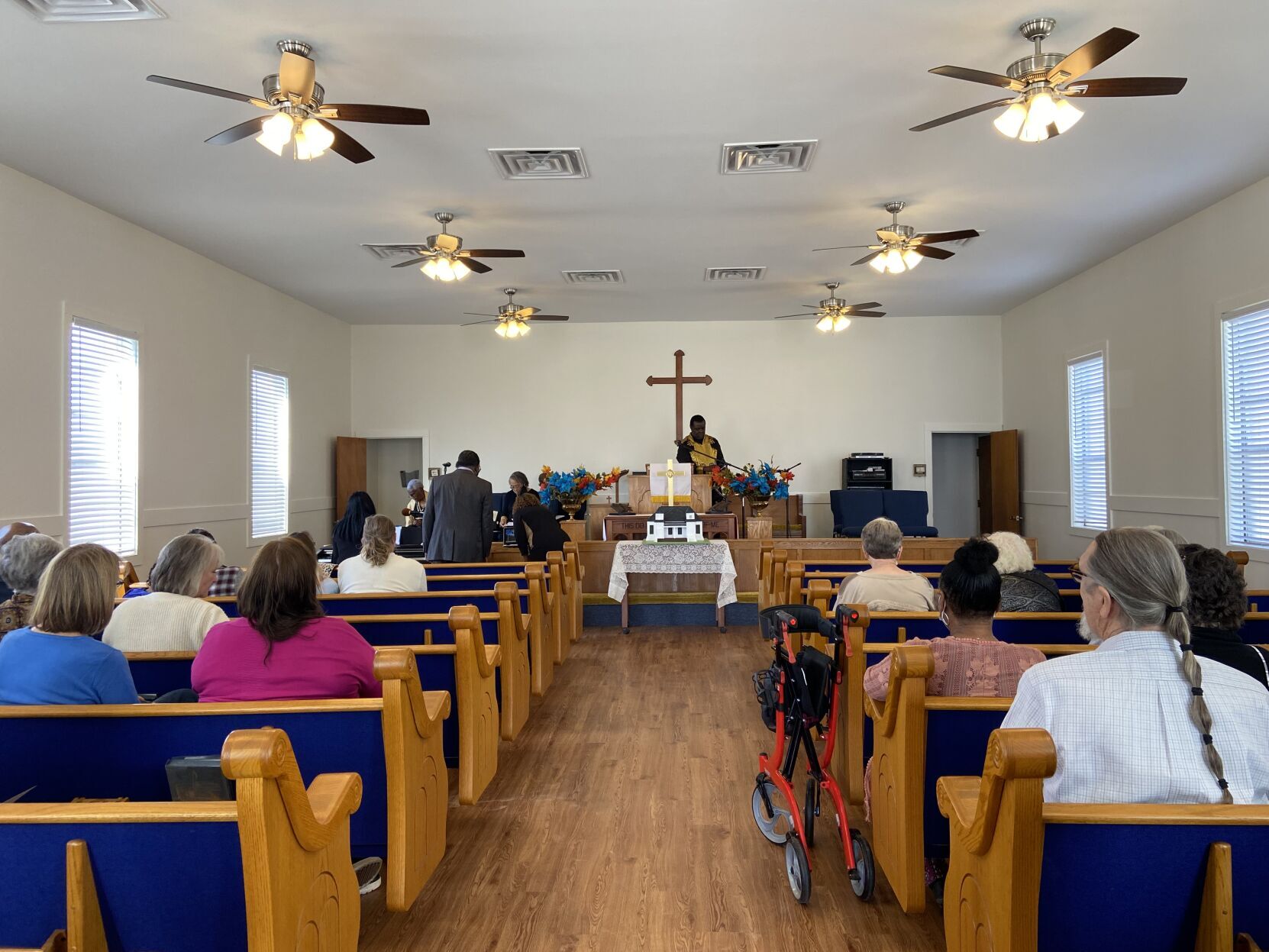 Sanctuary Of St. James, Denton’s Oldest Black Church, Filled With ...