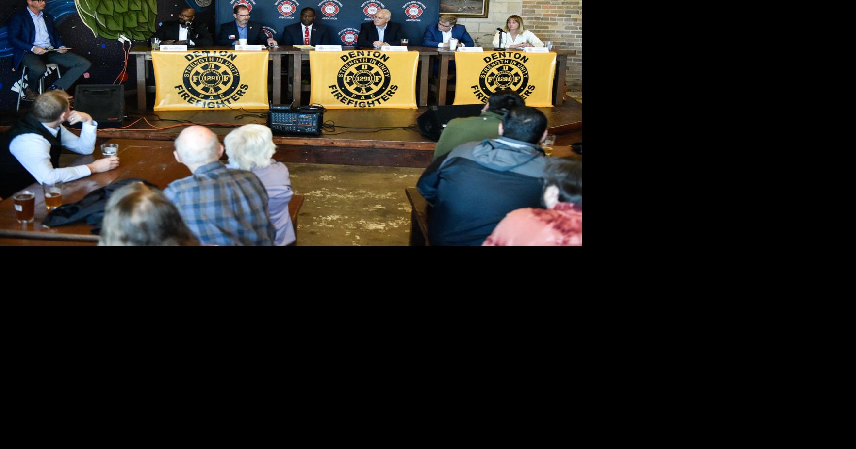 Denton City Council candidates vie for Fire Department favor Thursday