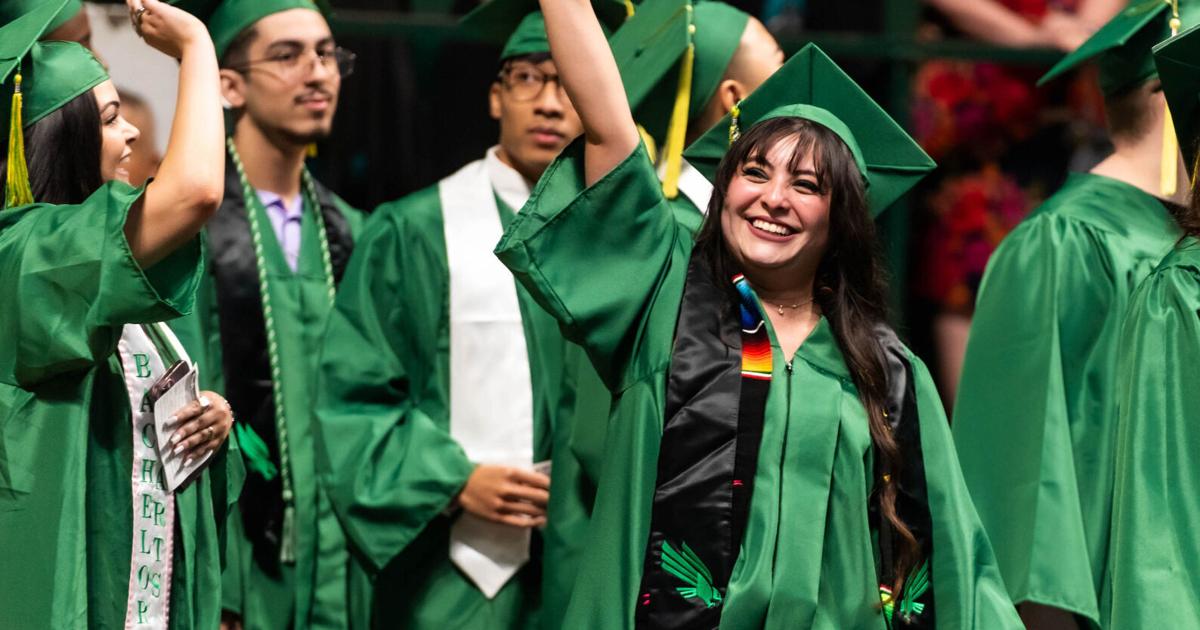 Photos: UNT grads cross the stage for spring commencement | University ...