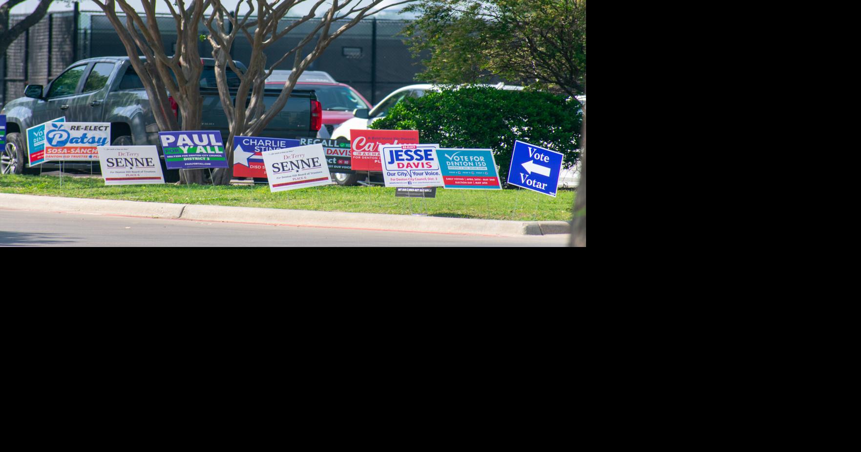 Campaign signs