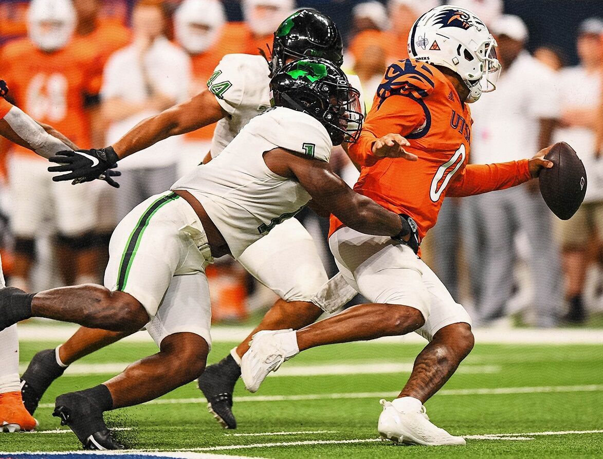 Frank Harris finds Joshua Cephus for a 20-yard touchdown as UTSA