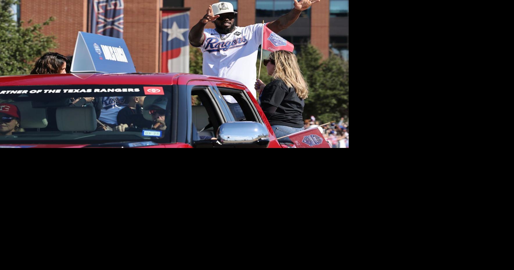 Thousands line streets for Texas Rangers World Series parade in