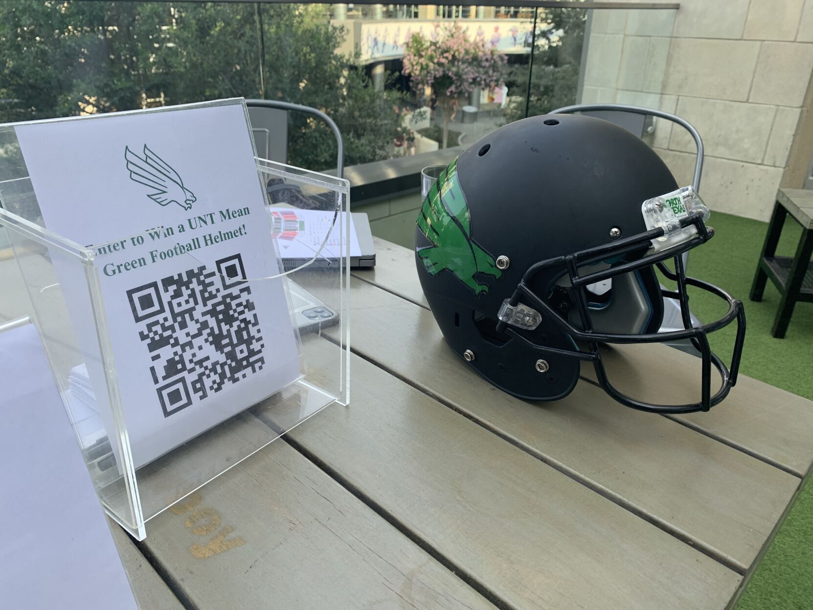 Unt best sale football helmet