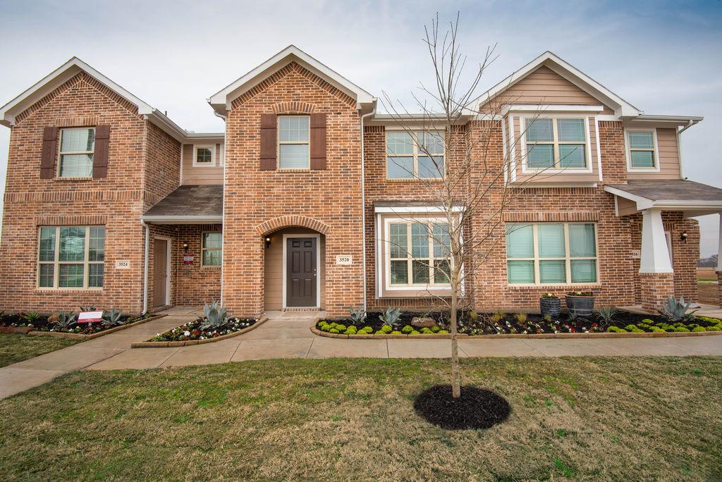 Model townhomes ready to tour in northern Denton Business