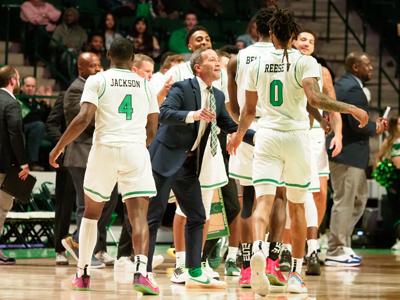 Men S Basketball Unt Rolls To Win On Historic Night Sports
