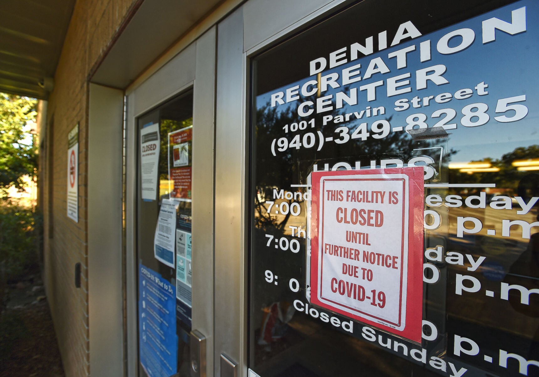 Denia remains closed along with Civic Center, Senior Center