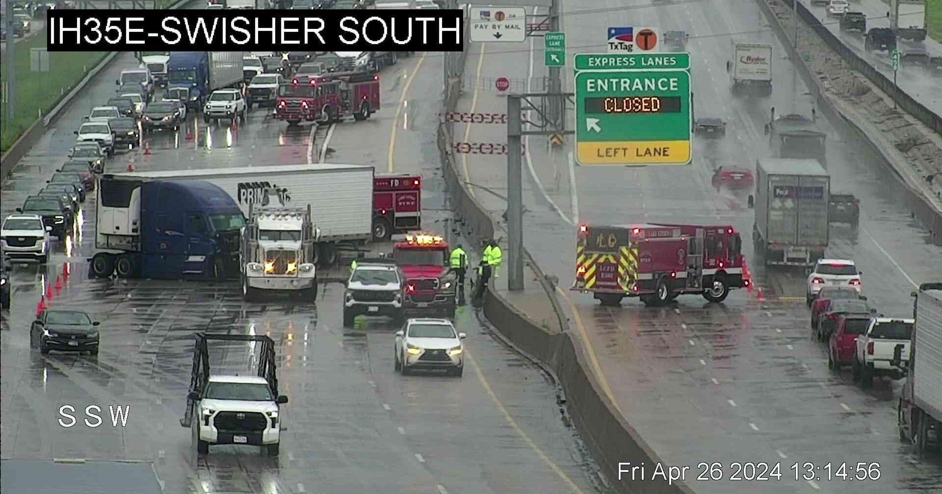 Lanes reopen on I-35E at Swisher Road after 18-wheeler crash - Vimarsana News