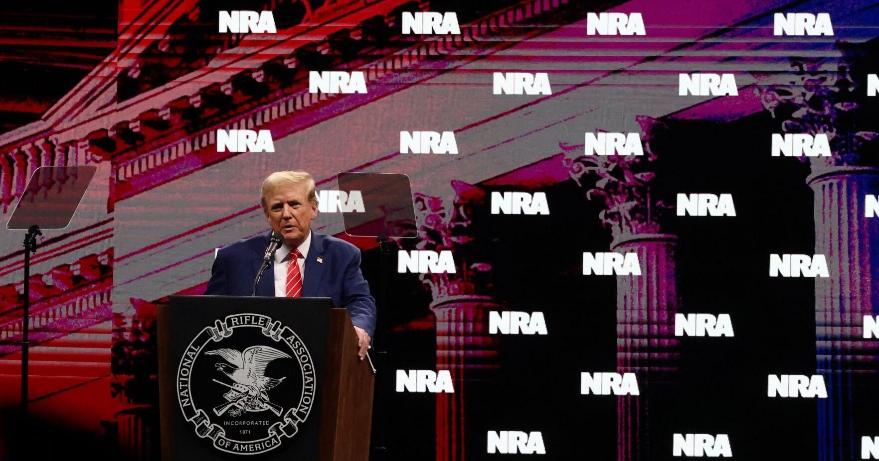 Amid legal battles and political turmoil, Trump and the NRA woo gun owners and Texas - Vimarsana News