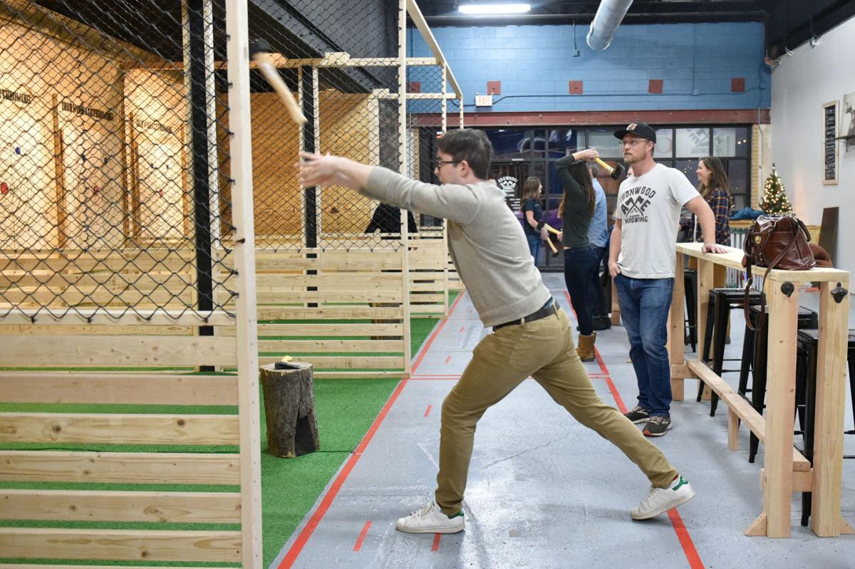 Ironwood Axe Throwing now open Business