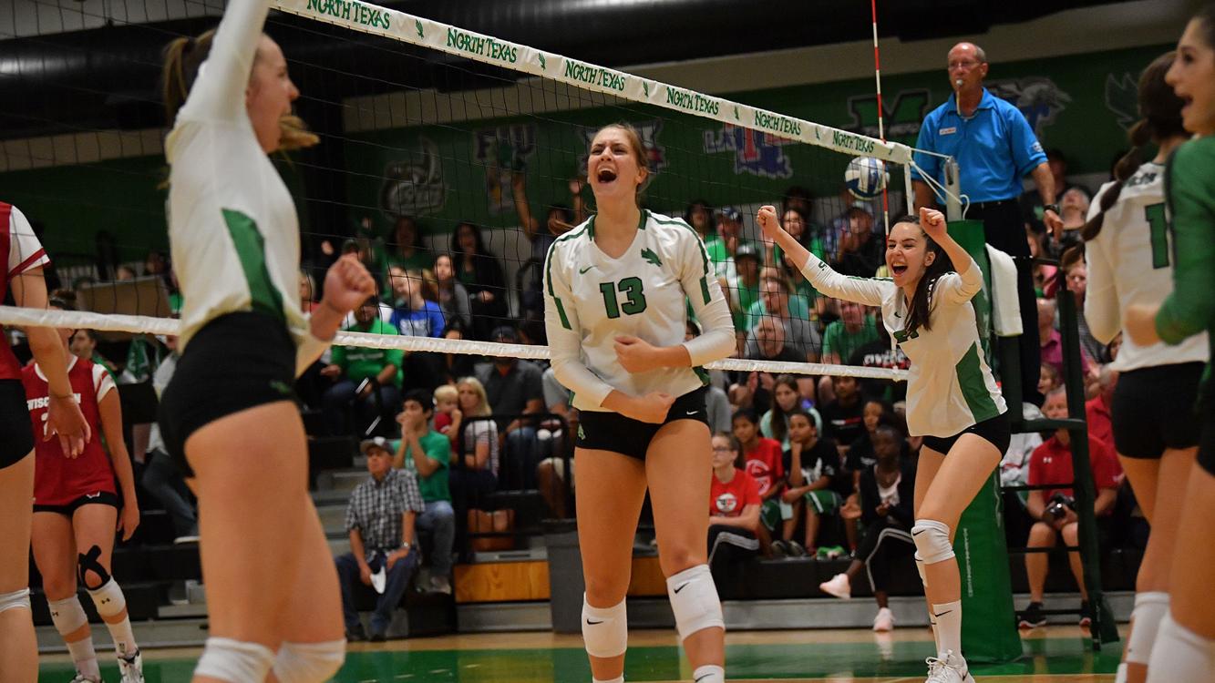 Volleyball UNT defeats FIU in conference opener Sports