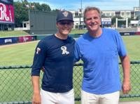 Photos: Proud papa! Al Leiter watches his son Rangers prospect