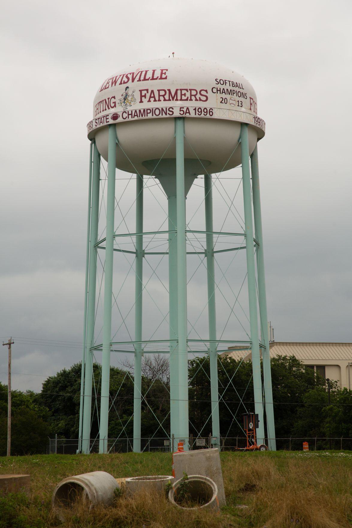 With Lewisville water tower coming down, 'Big John' to be honored