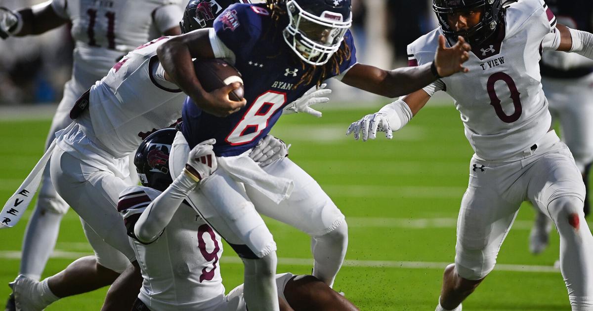 No. 5 Ryan's late rally comes up short in loss to Mansfield Timberview Sep 3, 2026 Sep 3, 2026 Updated 10 mins ago