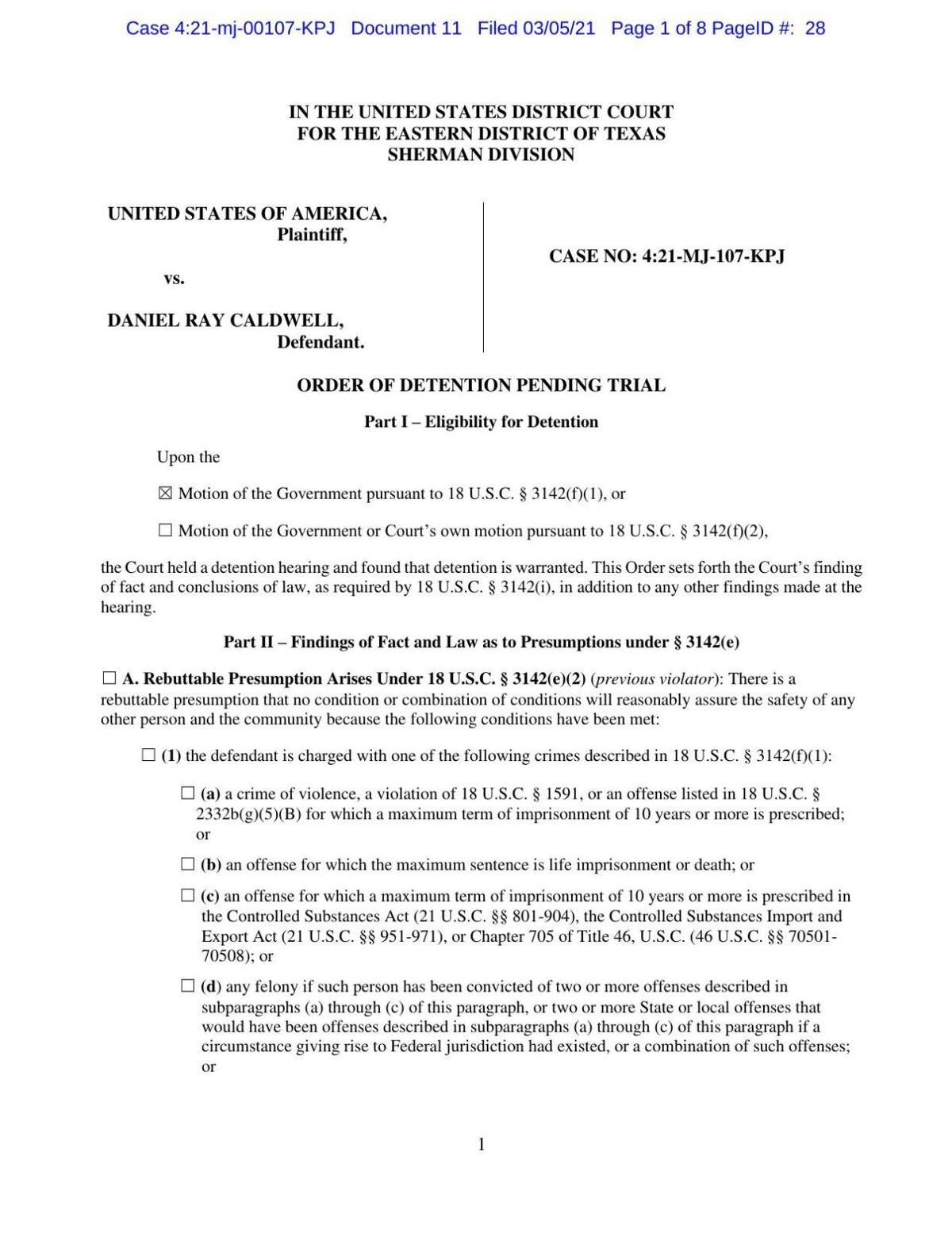 Denton County Jail Custody Report - gz2uqxa