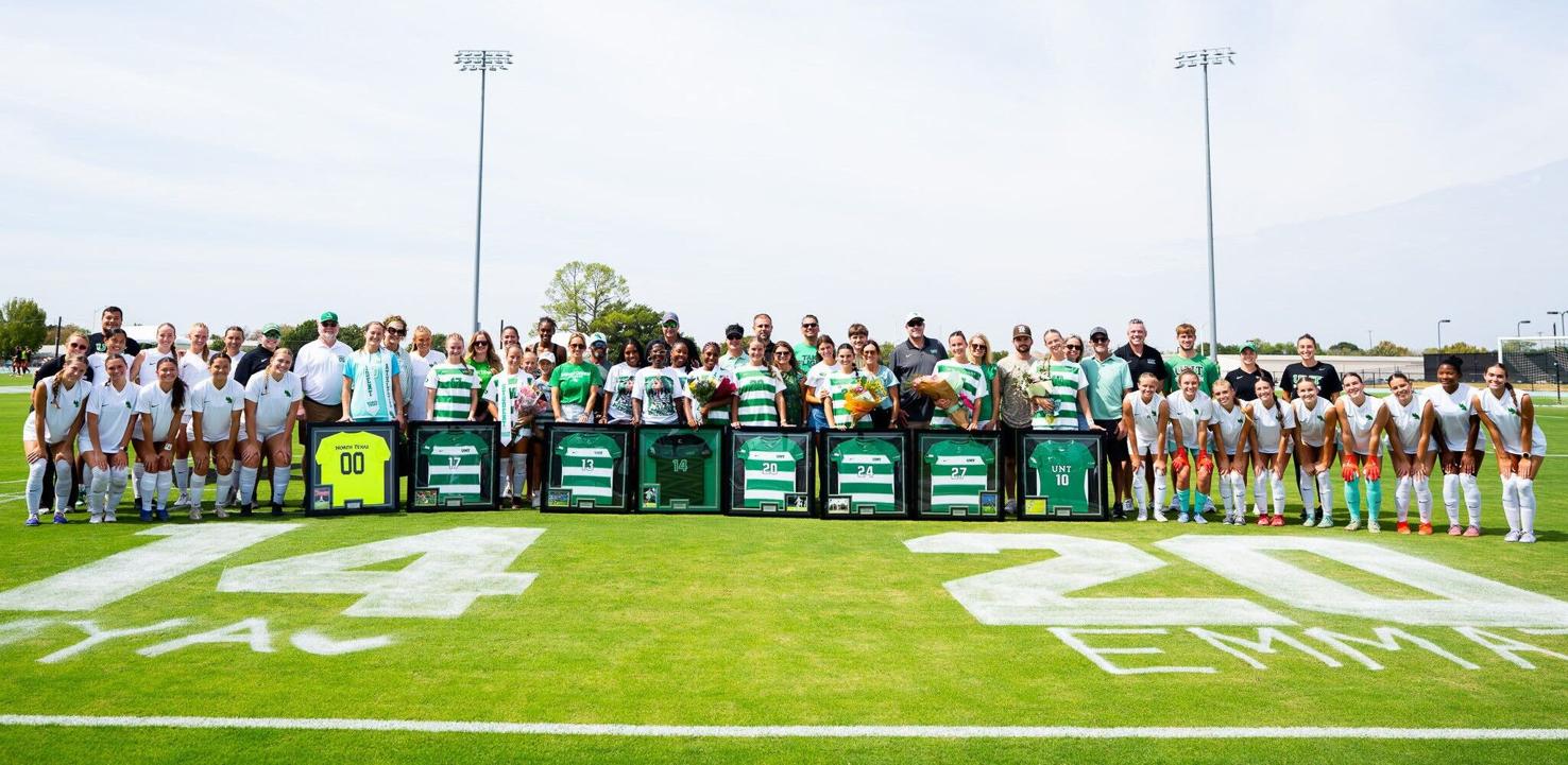 UNT welcomes back soccer legends for Senior Day and Alumni Day, posts ...