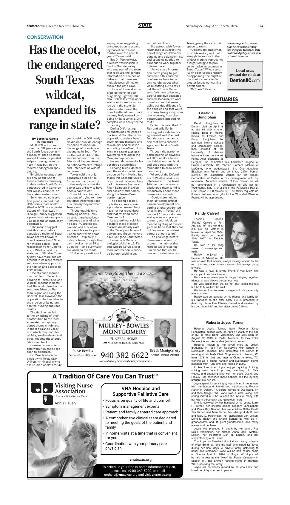 Page A14 | e-Edition | dentonrc.com