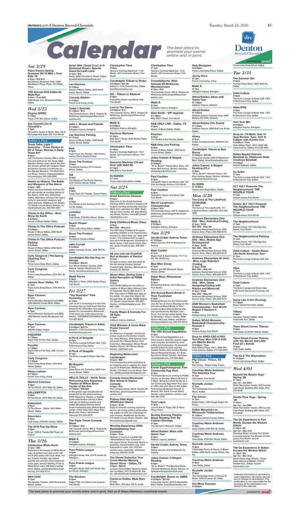 Page E1 | e-Edition | dentonrc.com