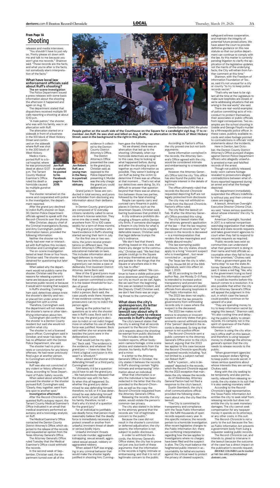 Page A3 | e-Edition | dentonrc.com