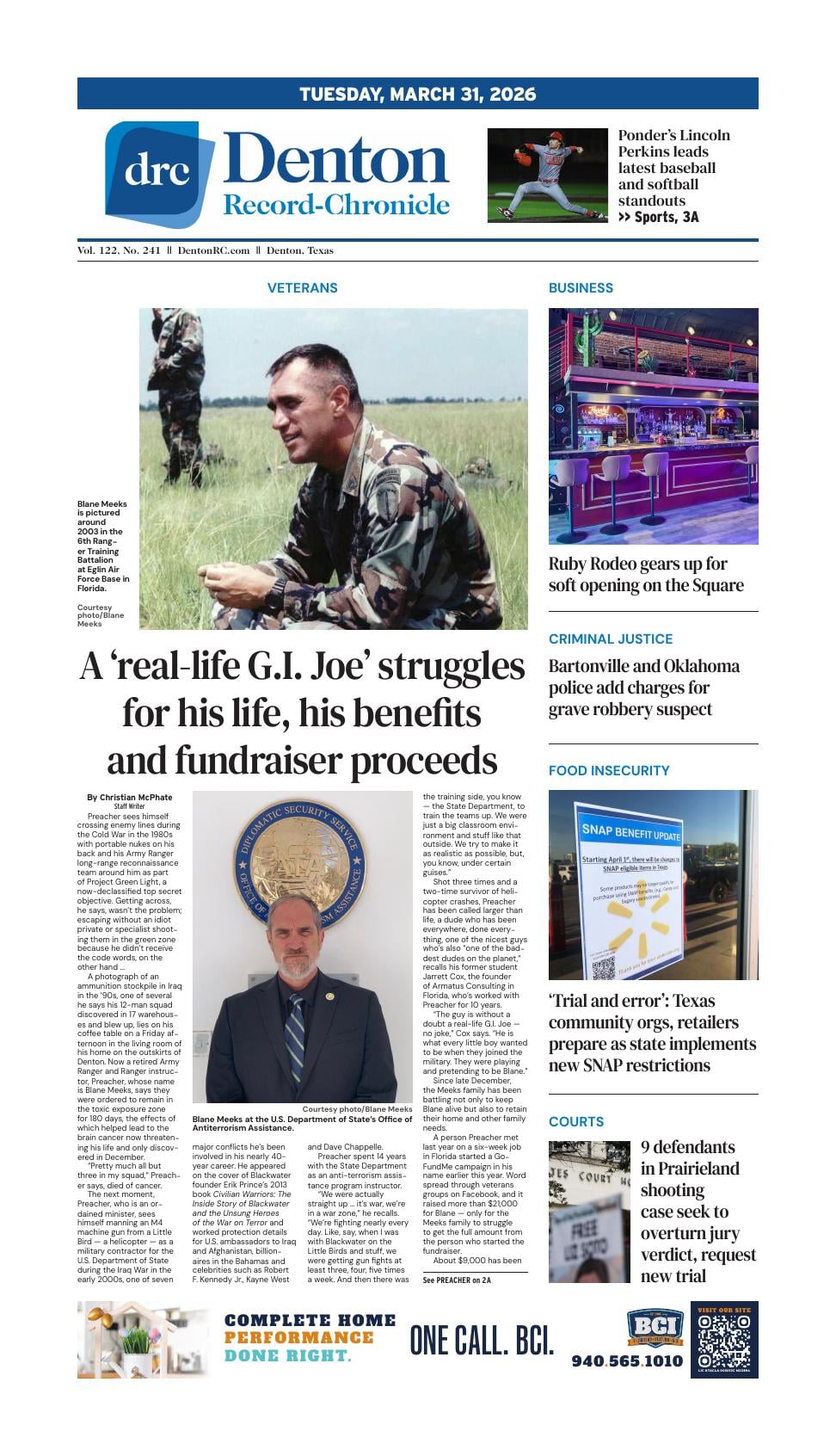 Page A1 | e-Edition | dentonrc.com