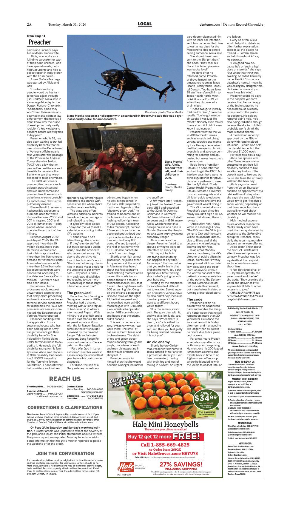 Page A2 | e-Edition | dentonrc.com