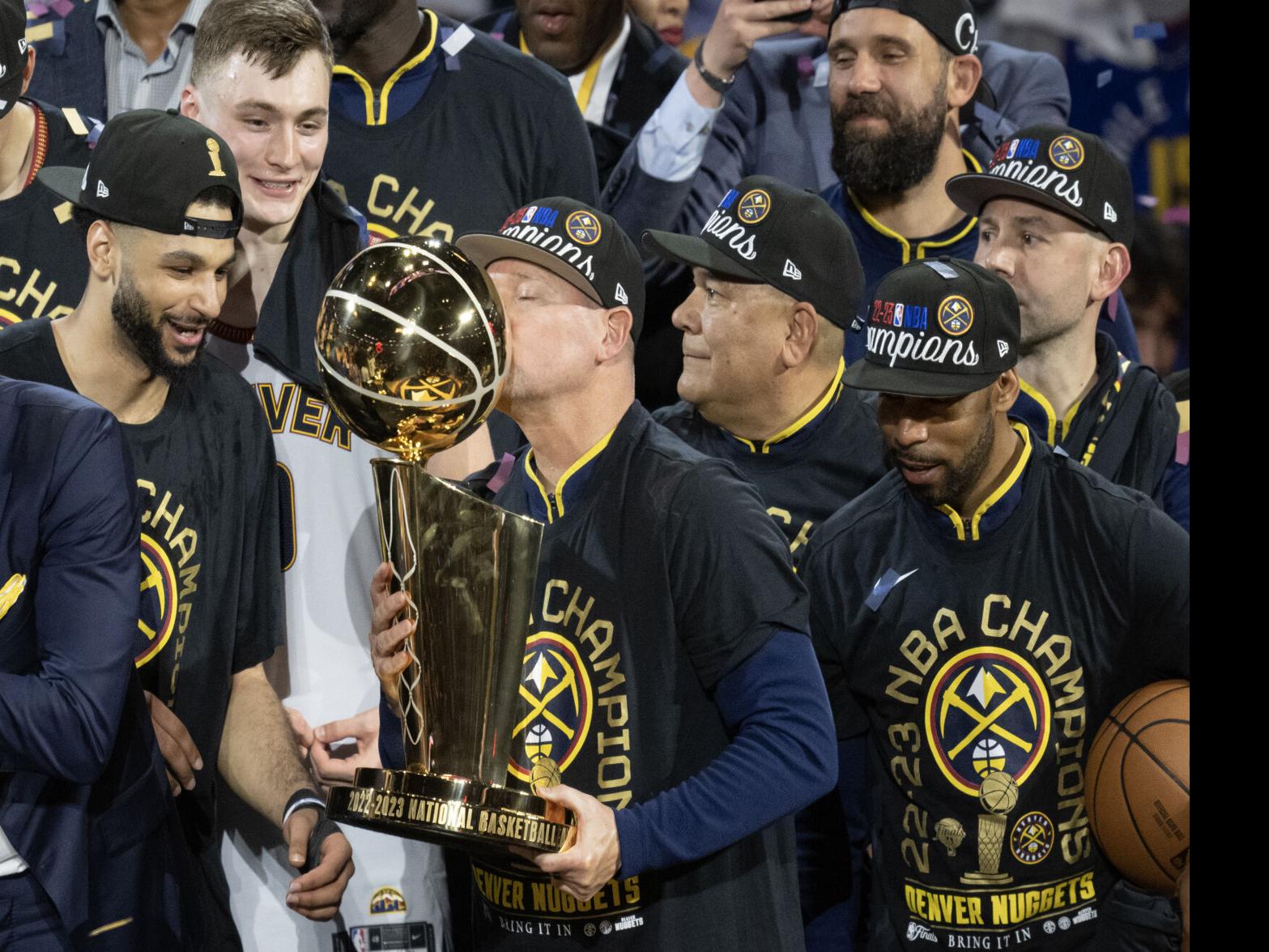 Video Shows Larry O'Brien Trophy Skydiving to Heat-Nuggets NBA