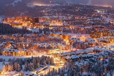 Breckenridge, Colorado, USA in Winter