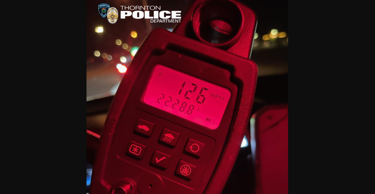 Driver busted after getting clocked at 126 MPH on Colorado s I 25 outtherecolorado