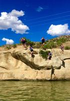 cliff jumping