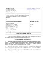 Wrongful death lawsuit against Adam Holen