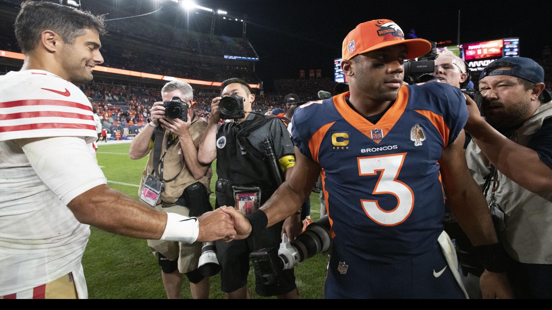 Russell Wilson: Sports shops scramble for new Broncos merch