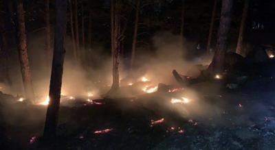 Small boulder fire