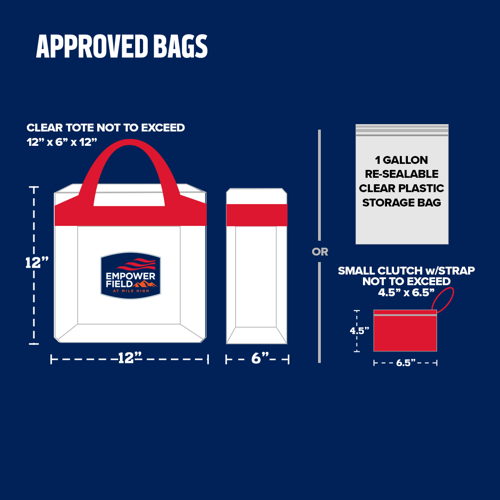 Clear Bag Policy  Empower Field at Mile High