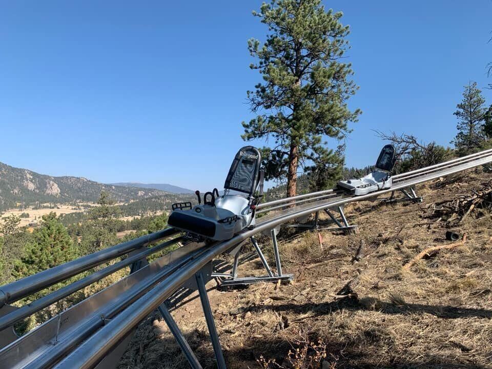 Drone footage reveals new mountain coaster set to open in Colorado