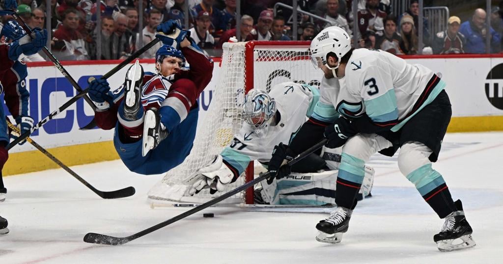 PHOTOS: Colorado Avalanche knocked off by Seattle Kraken in Game 7, NHL  Stanley Cup Playoffs – The Denver Post