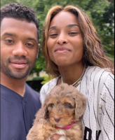 Golden puppy named Bronco is newest member of Russell Wilson's family