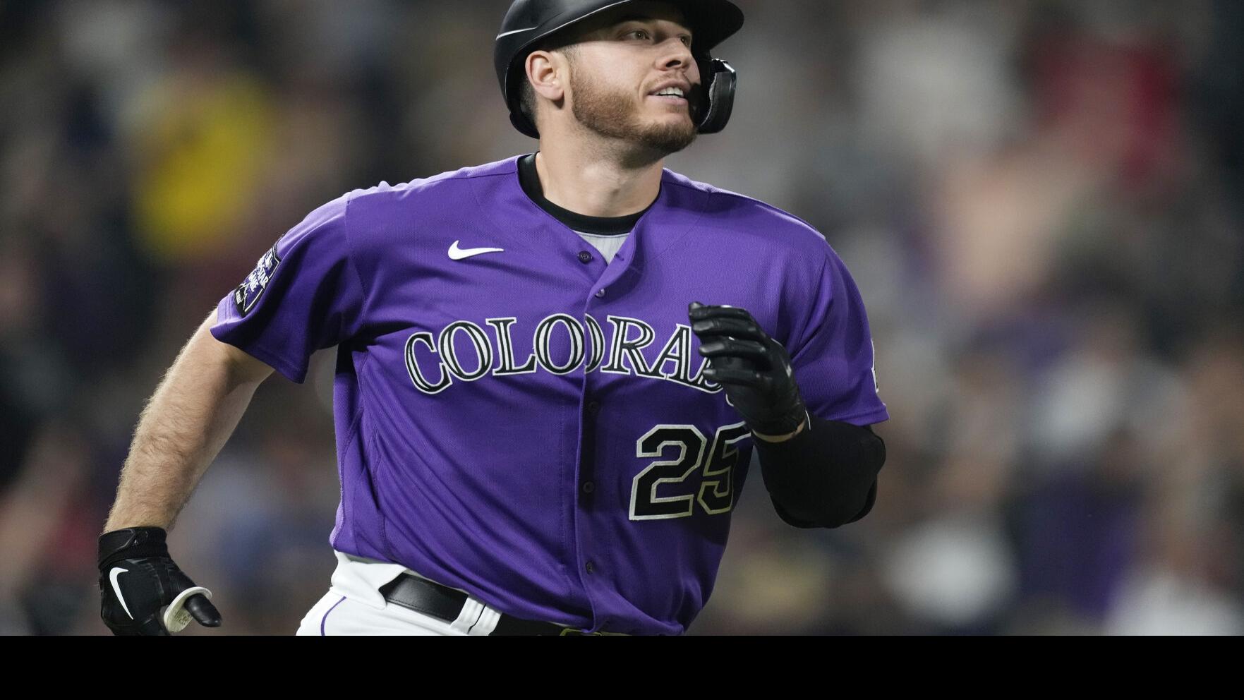 C.J. Cron named NL Player of the Month for August - Purple Row