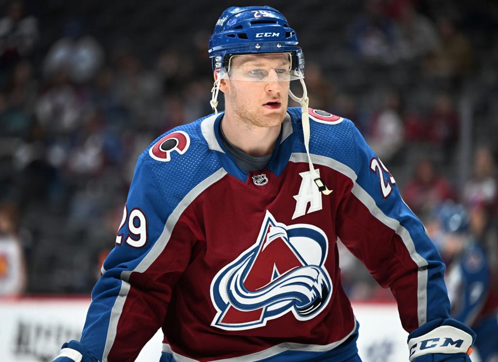 Colorado Avalanche players support Denver Nuggets during playoffs