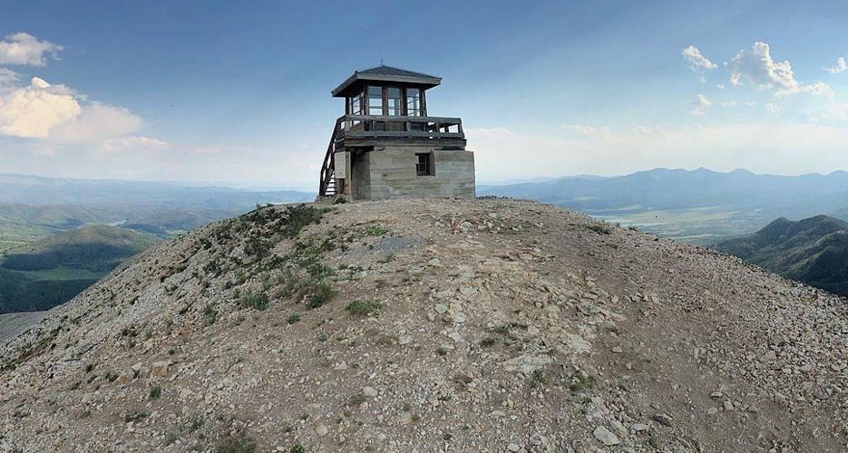 Iconic Hahns Peak Lookout Tower near Steamboat vandalized