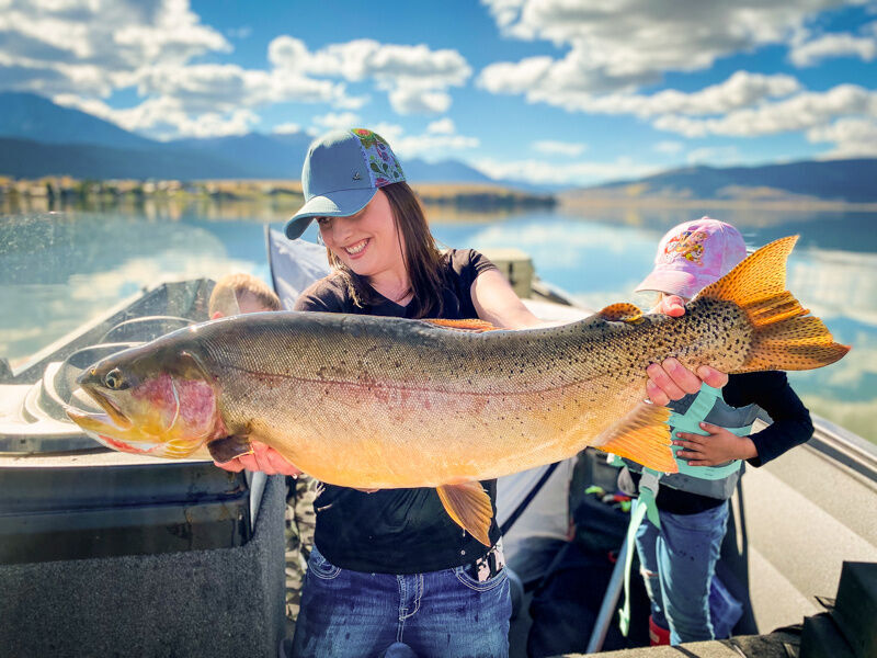 Carey Edwards, biologist from Iron River National Fish Hat…