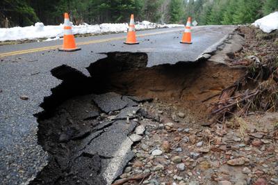Damaged roadway Photo Credit: dschreiber29 (iStock).