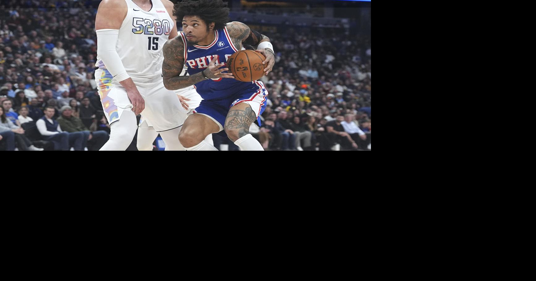 (CSG print) Denver Nuggets ride Nikola Jokic’s triple-double to down Philadelphia 76ers in Rivalry Week dud (copy)