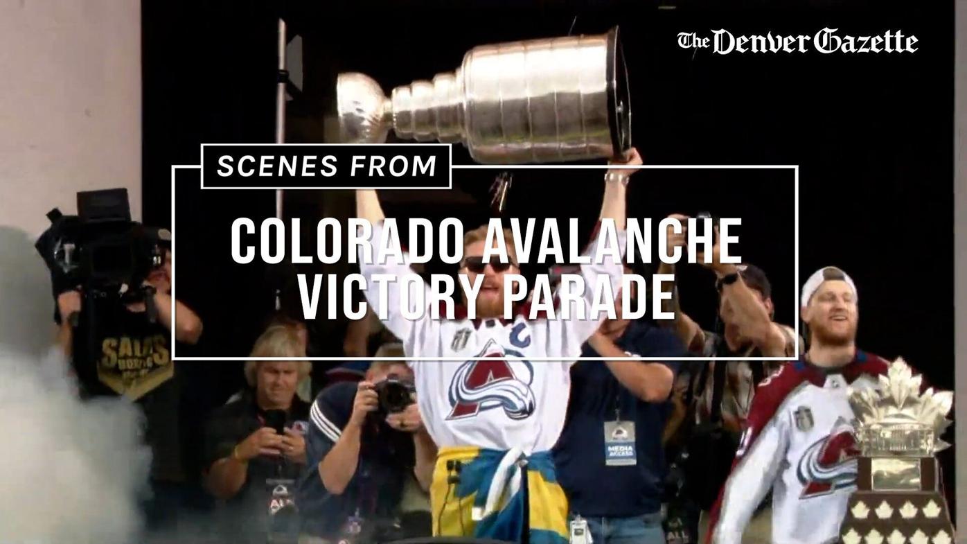 Colorado Avalanche celebrate Stanley Cup victory with downtown Denver parade