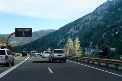 Toll lane in Colorado (copy)