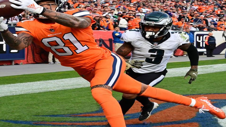 Reports: Broncos WR Tim Patrick Carted Off With Leg Injury