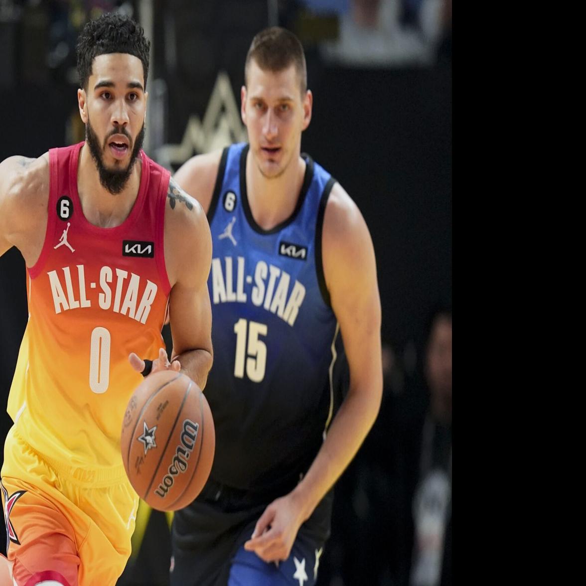 Denver Nuggets Nikola Jokic 2023 NBA All-Star Orange Jersey
