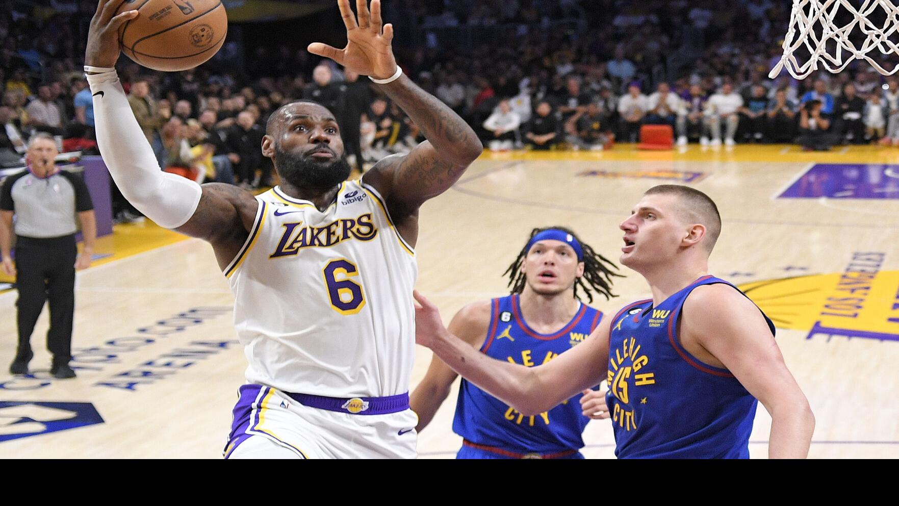 Los Angeles Lakers Basketball Lebron Half Sheet Misc. (Must