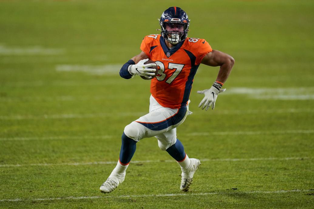 With his late mom on his mind, Noah Fant is looking to