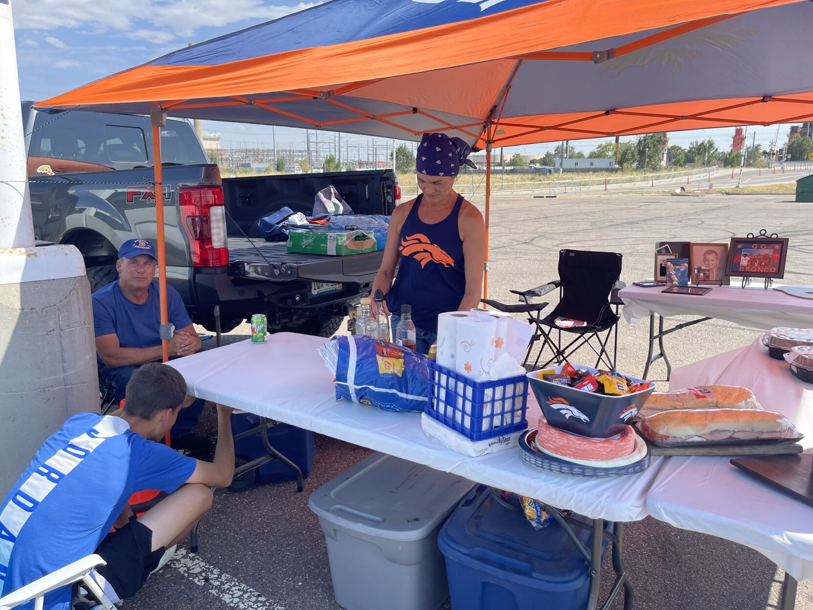 Denver broncos outlet canopy