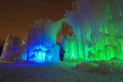 Photo Credit: A.J. Mellor; The Ice Castles.