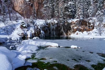 Hanging Lake in Winter. File photo. Photo Credit: Adventure_Photo (iStock).